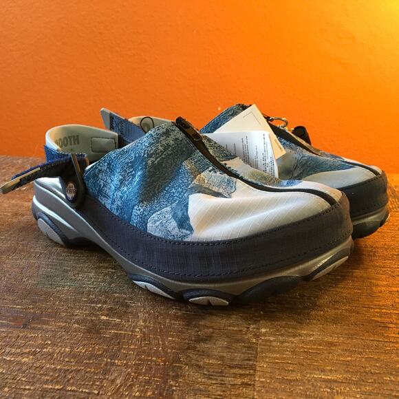 NEW Busch Beer x Crocs Classic All Terrain Clog Mens 8 Womens 10 Blue Comfort - Picture 3 of 10